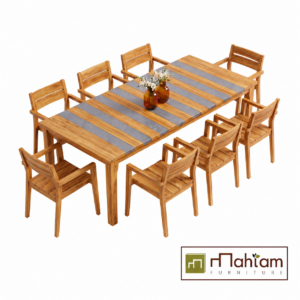 Recycled Teak and Plastic Outdoor Set M-sto01