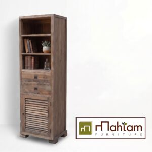 Alternative view of Recycled Teak Wood Tall Cabinet M-tco01