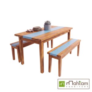 Alternative view of Recycled Teak and Plastic Outdoor Set M-sto02