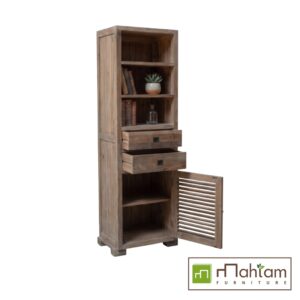 Alternative view of Recycled Teak Wood Tall Cabinet M-tco01
