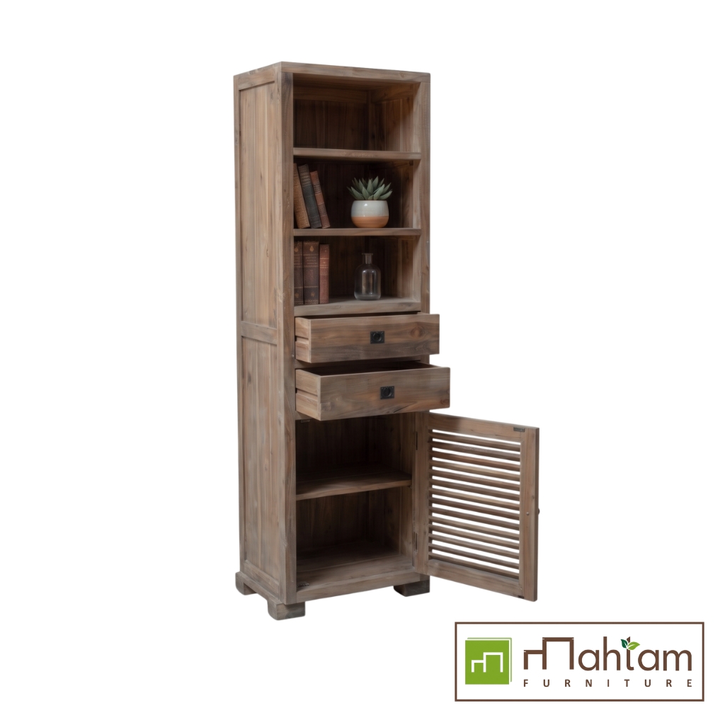 Recycled Teak Wood Tall Cabinet M-tco01 - Image 2