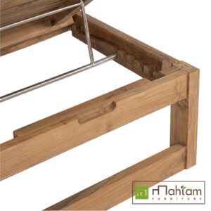 Recycled Teak Double Sun Lounger 215 M-dsb01 - Image 5