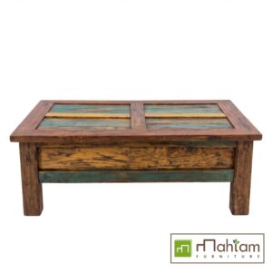 Eco-Friendly Recycled Boat Wood Coffee Table M-rb01