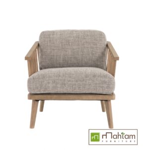 Alternative view of Modern Minimalist Teak Lounge Chair M-rtf06