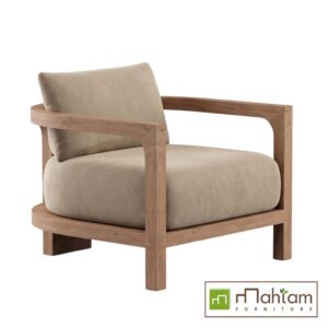 Organic Modern Sculptural Teak Lounge Chair M-rtf12