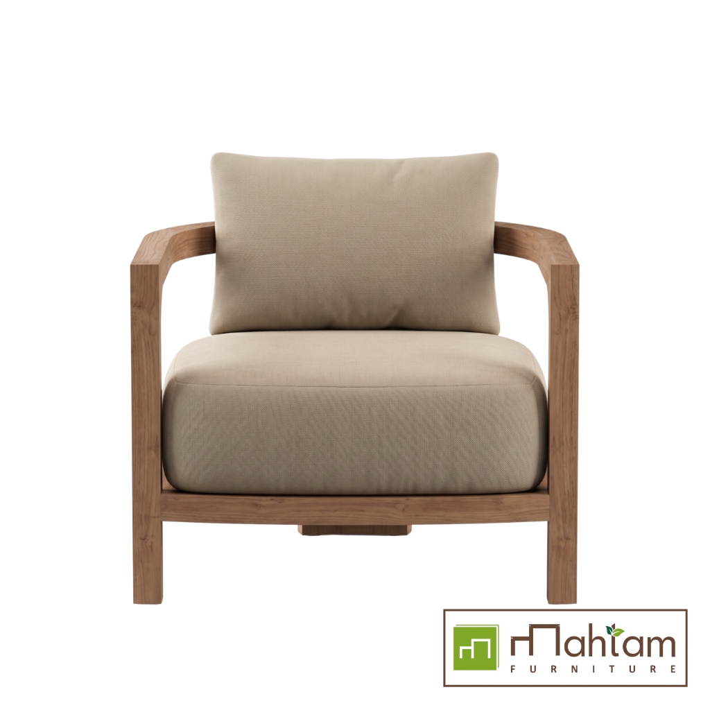 Organic Modern Sculptural Teak Lounge Chair M-rtf12 - Image 3