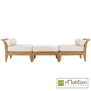 Alternative view of Modern Coastal Teak Backless Daybed MFDBe-02