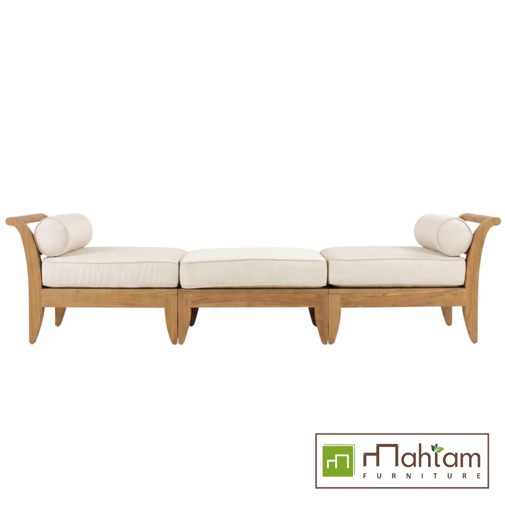 Modern Coastal Teak Backless Daybed MFDBe-02 - Image 2