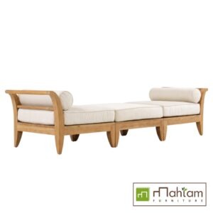 Modern Coastal Teak Backless Daybed MFDBe-02