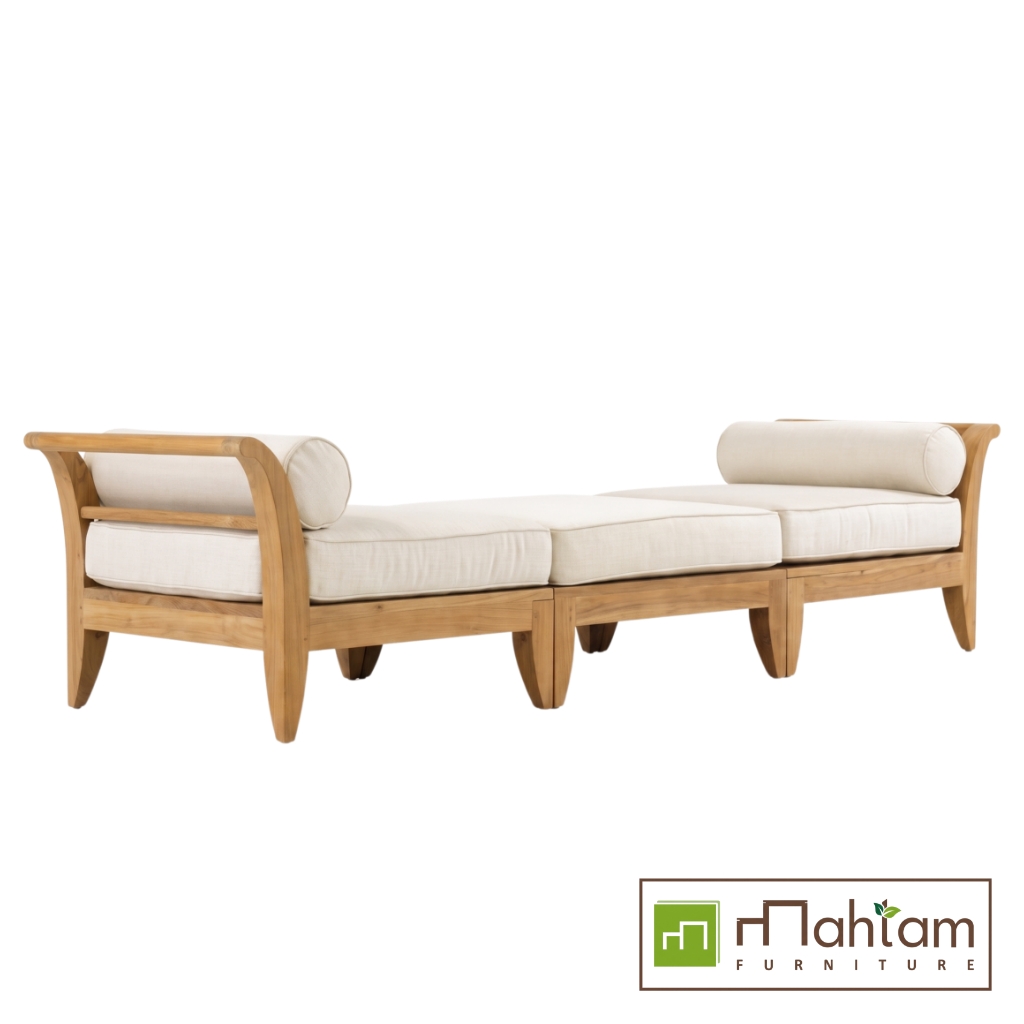 Modern Coastal Teak Backless Daybed MFDBe-02