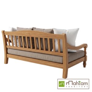 Classic-Contemporary Teak Wood Sofa MFDBe-07 - Image 3