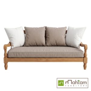 Alternative view of Classic-Contemporary Teak Wood Sofa MFDBe-07