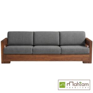 Alternative view of Architectural Dark Teak & Charcoal Extended Sofa MFDBe-11