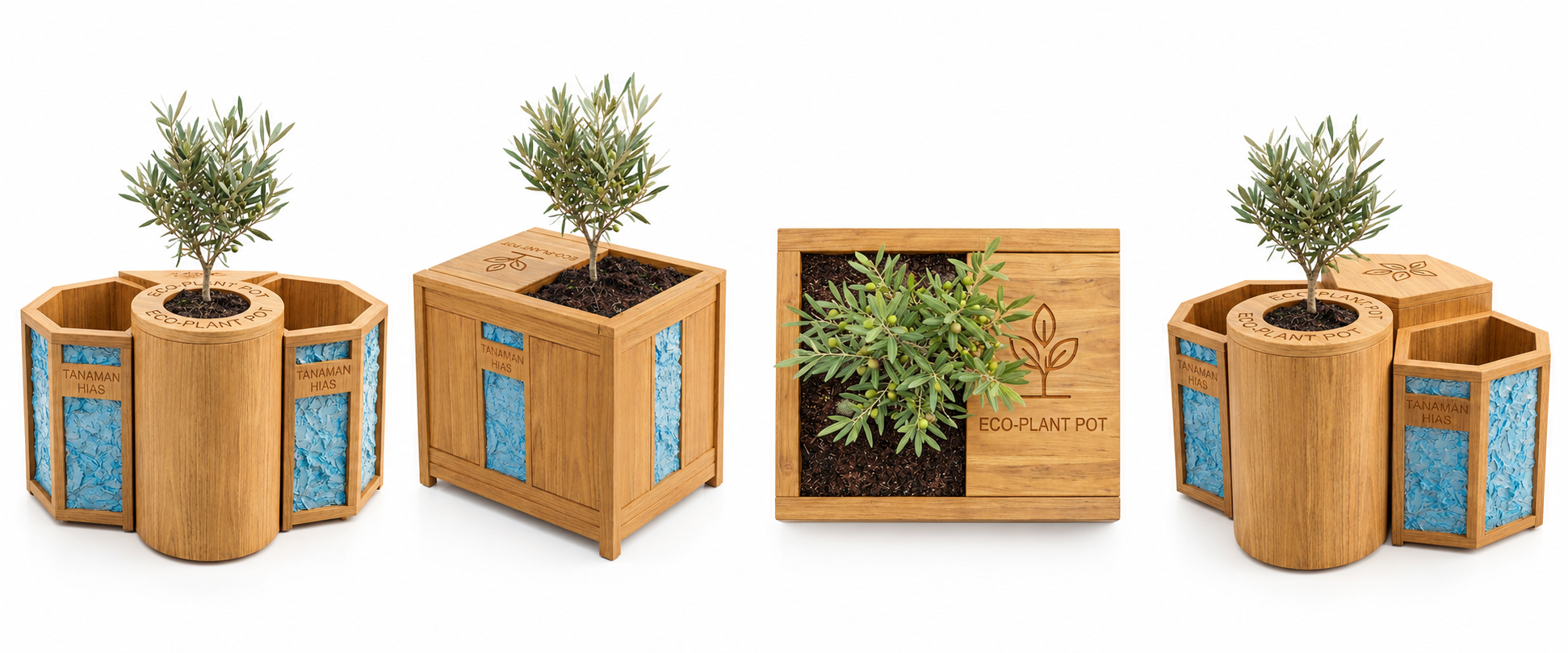eco green furniture from recycle material